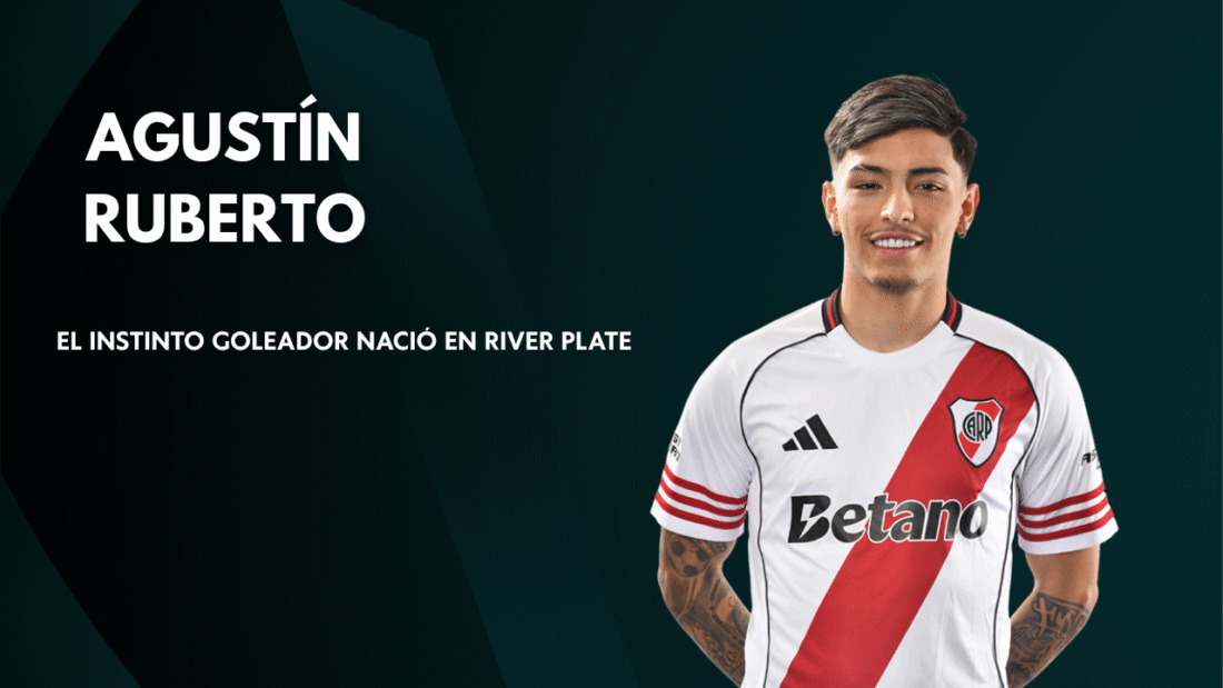 Agustín Ruberto: El instinto goleador nació en River Plate