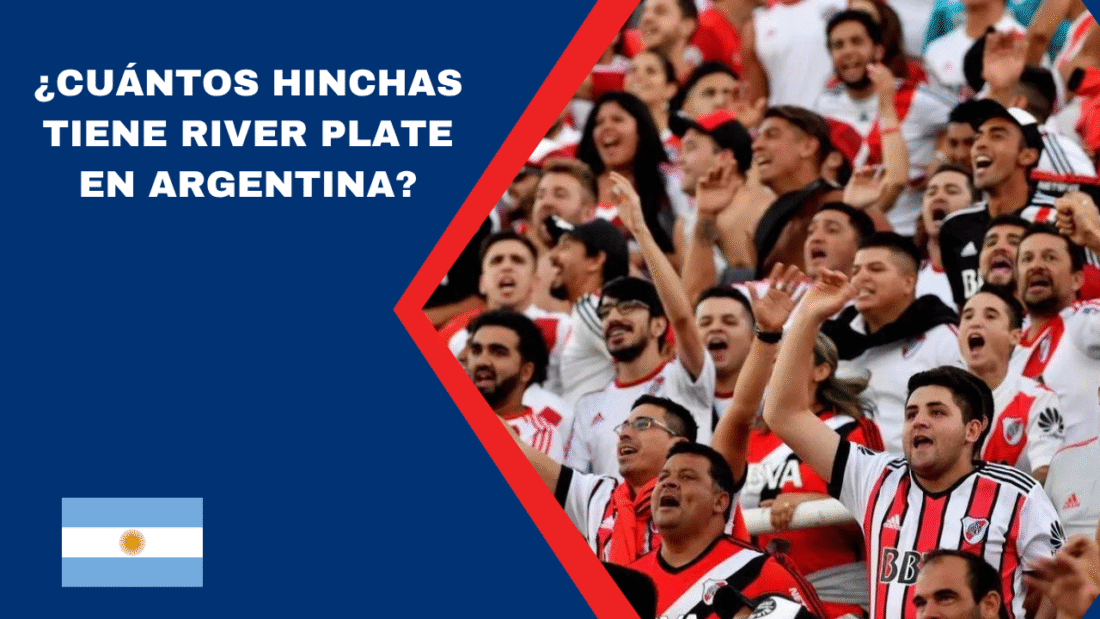 ¿Cuántos hinchas tiene River Plate en Argentina?