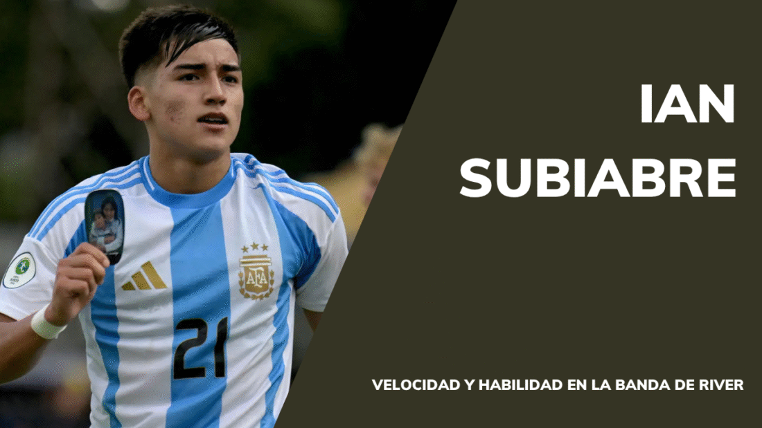 Ian Subiabre: Velocidad y habilidad en la banda de River