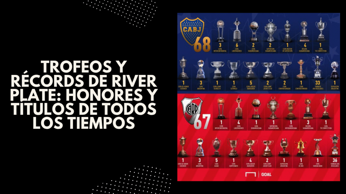 Trofeos y récords de River Plate: honores y títulos de todos los tiempos